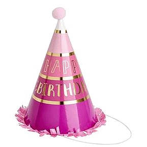 Sainsbury's Home Single Pink Party Hat