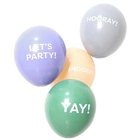 Sainsbury's Home Slogan Pastel 10" Balloons (10)