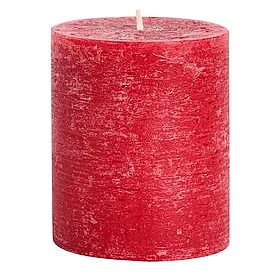 Sainsbury's Home Small Pillar Candle Red