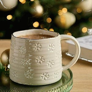 Sainsbury's Home Snowflake Mug Beige