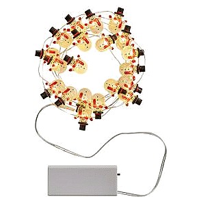 Sainsbury's Home Snowman Copper Wire Lights