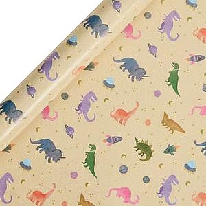 Sainsbury's Home Space Dino Roll Wrap (3m)