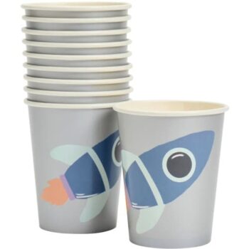 Sainsbury's Home Space Rocket Paper Cups (10 x 250ml)