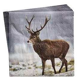 Sainsbury's Home Stag Napkins (20)