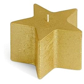 Sainsbury's Home Star Shaped Candle Gold