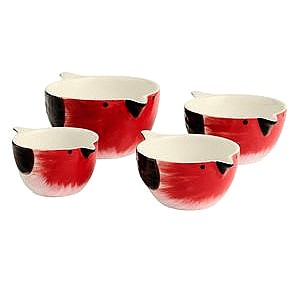 Sainsbury's Home Stoneware Robin Measuring Cups