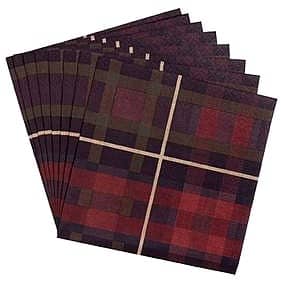 Sainsbury's Home Tartan Napkins (20)