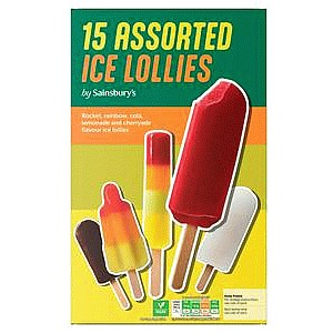 Sainsbury's Ice Lollies Variety Pack (15)