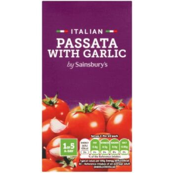 Sainsbury's Italian Passata with Garlic (500g)