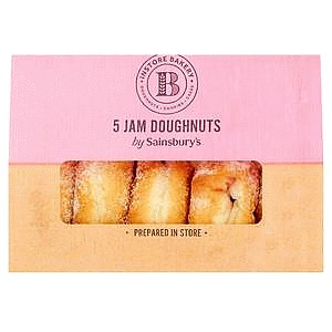 Sainsbury's Jam Doughnuts (5)
