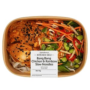 Sainsbury's Kitchen Deli Bang Bang Chicken & Rainbow Slaw Noodles (283g)