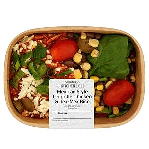 Sainsbury's Kitchen Deli Mexican Style Chipotle Chicken & Tex Mex Rice (333g)
