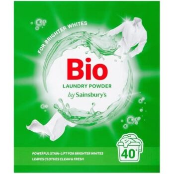 Sainsbury's Laundry Powder Bio 40 Washes (2kg)