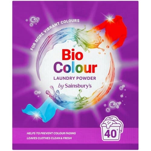 Sainsbury's Laundry Powder Bio Colour 40 Washes (2kg)