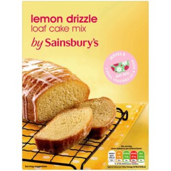Sainsbury's Lemon Drizzle Loaf Cake Mix (320g)