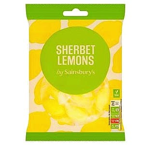 Sainsbury's Lemon Sherbet Sweets (200g)