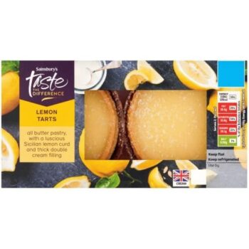 Sainsbury's Lemon Tarts Taste the Difference (146g)