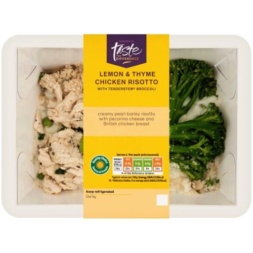 Sainsbury's Lemon & Thyme Chicken Risotto Taste the Difference (385g)