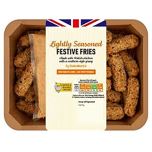 Sainsbury's Lightly Seasoned Festive Fries (350g)