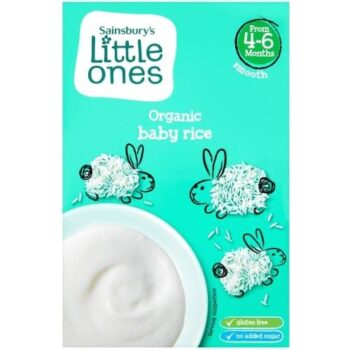Sainsbury's Little Ones Organic Baby Rice 4+ Months (100g)