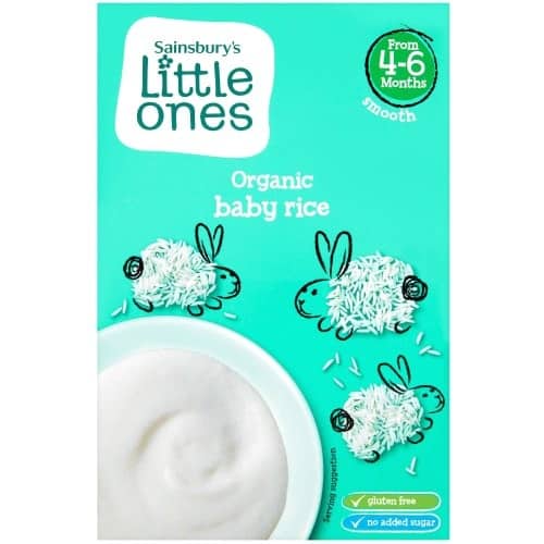Sainsbury's Little Ones Organic Baby Rice 4+ Months (100g)