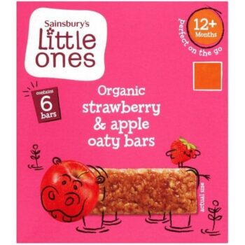 Sainsbury's Little Ones Sberry Apple Oaty Bar (6 x 23g)