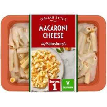 Sainsbury's Macaroni Cheese Ready Meal For 1 (400g)