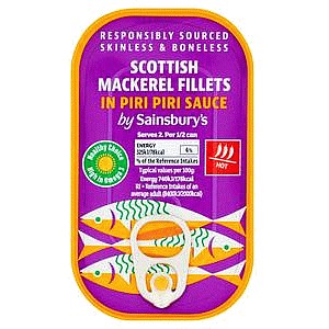 Sainsbury's Mackerel in Piri Piri (125g)