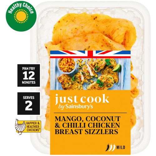 Sainsbury's Mango Coconut & Chilli British Chicken Breast Fillets (315g)