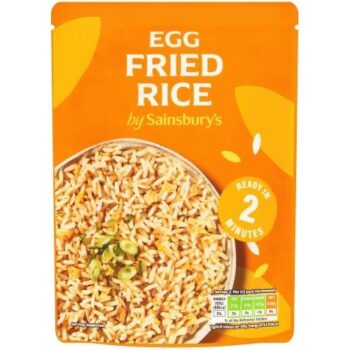 Sainsbury's Microwave Rice Egg Fried (250g)