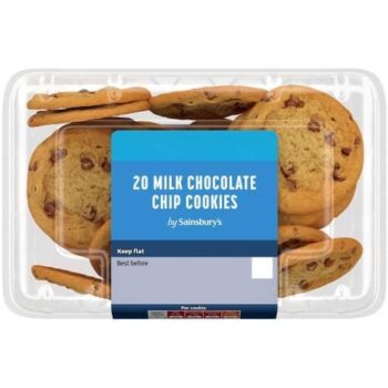 Sainsbury's Milk Chocolate Chip Cookies (20 x 220g)