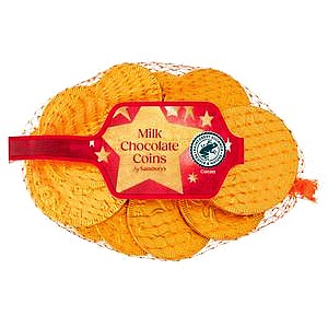 Sainsbury's Milk Chocolate Coins (70g)