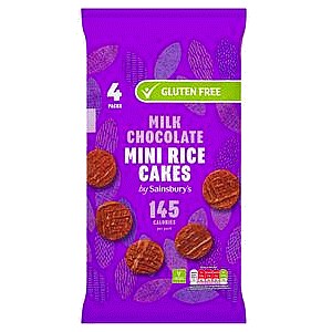 Sainsbury's Milk Chocolate Mini Rice Cakes (4 x 30g)
