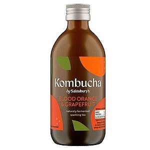 Sainsbury's Orange & Grapefruit Kombucha (330ml)