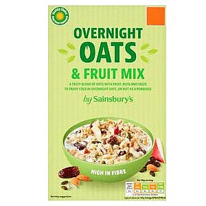 Sainsbury's Overnight Oats & Fruit Mix (500g)