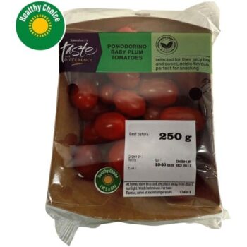 Sainsbury's Pomodorino Baby Plum Tomatoes Taste the Difference (250g)