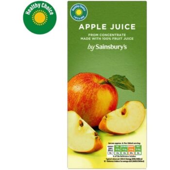 Sainsbury's Pure Apple Juice (1 Litre)