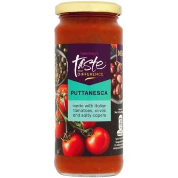 Sainsbury's Puttanesca Pasta Sauce Taste the Difference (340g)
