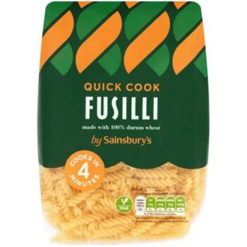 Sainsbury's Quick Cook Fusilli Pasta (500g)