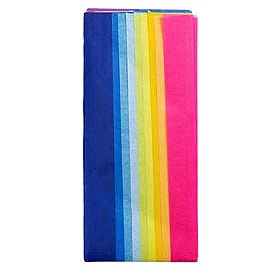 Sainsbury's Rainbow Wrap Present Tissue Paper 9 Sheets