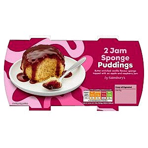 Sainsbury's Raspberry Jam Pudding (2 x 110g)