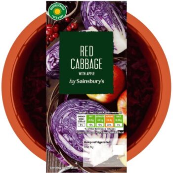 Sainsbury's Red Cabbage with Apple and Redcurrant Jelly (300g)