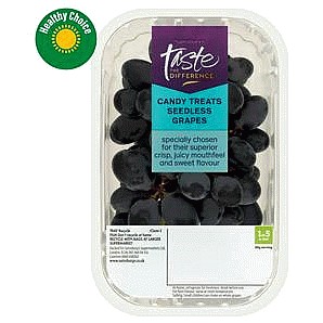 Sainsbury's Red Candy Grapes Taste the Difference
