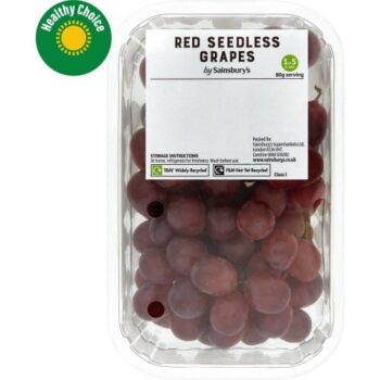 Sainsbury's Red Seedless Grapes (500g)