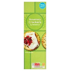 Sainsbury's Rosemary Crackers (185g)