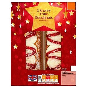 Sainsbury's Sherry Trifle Doughnuts