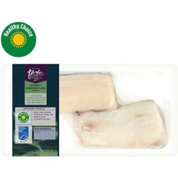 Sainsbury's Skin on MSC Haddock Loins Taste the Difference (270g)