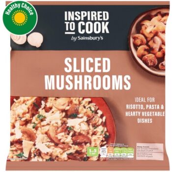 Sainsbury's Sliced Mushrooms Inspired to Cook (500g)