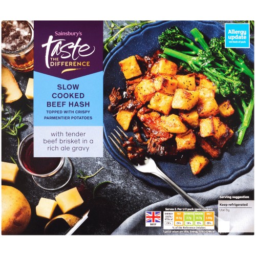 Sainsbury's Slow Cooked Beef Hash Taste the Difference (800g)