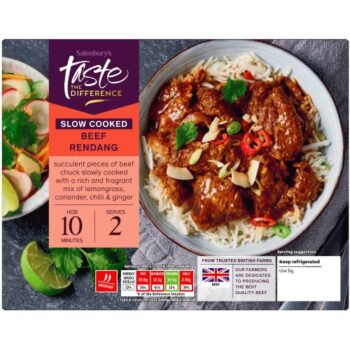 Sainsbury's Slow Cooked British Beef Rendang Taste the Difference (serves 2) (555g)